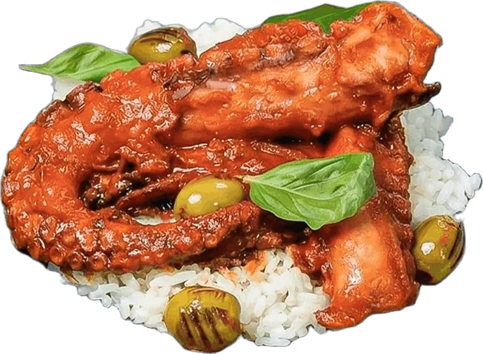 The Kraken: octopus on rice